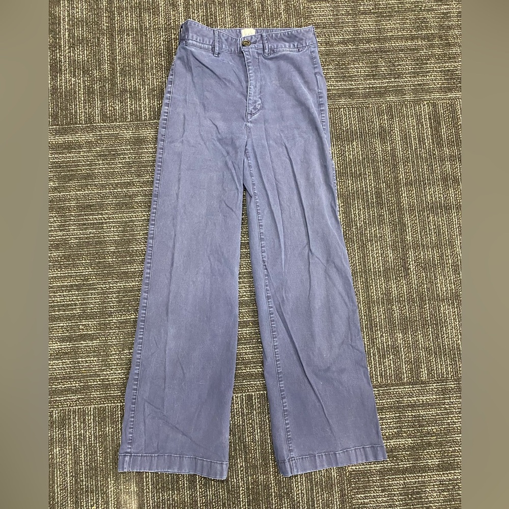 GAP Navy High Rise Ankle Pants